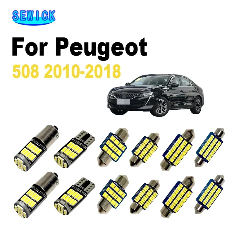 22 шт. внутренняя карта строительный козырек для Peugeot 508 MK1 2010 2011 2012-2013 2016