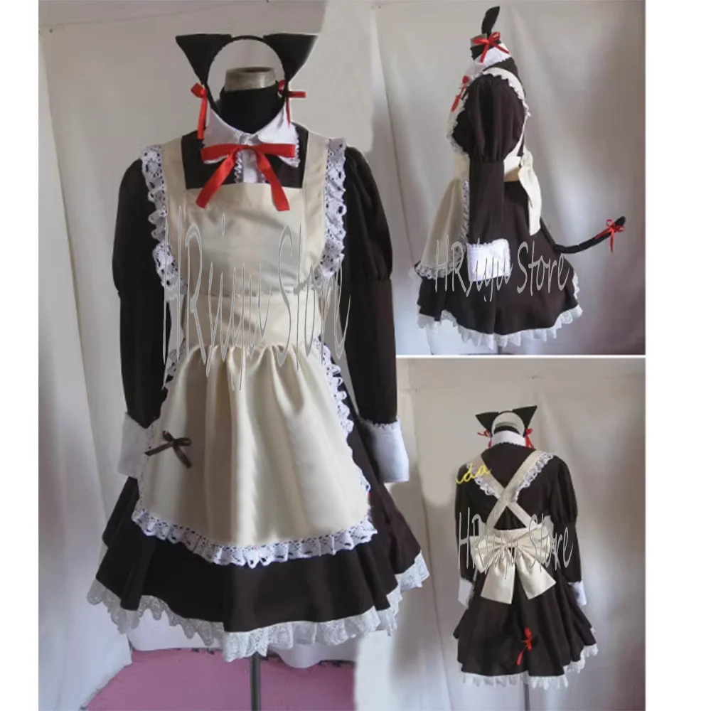 Женское платье для косплея Gokou Ruri вечерние костюмы на Хэллоуин аниме горничной