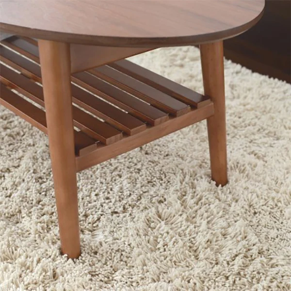 Современная Центральная ножка стола складной орех/натуральный