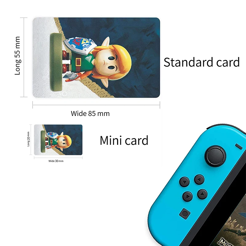 Флюоресцентный набор из 25 предметов переключатель карта amiibo звено с блестящим