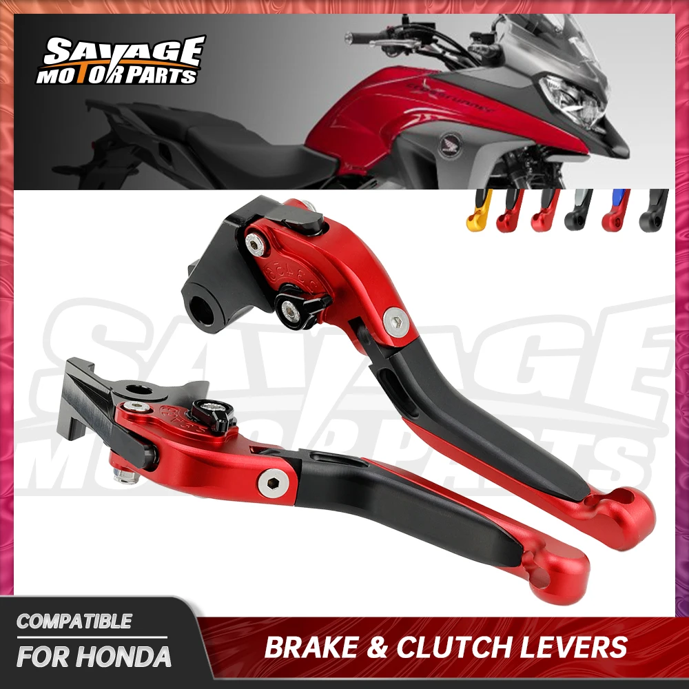 

For HONDA VFR800F VFR800X Folding Brake Clutch Levers VFR 800 1200X VTR1000F CBF1000/A Motorcycle Parts Handlebar Extendable