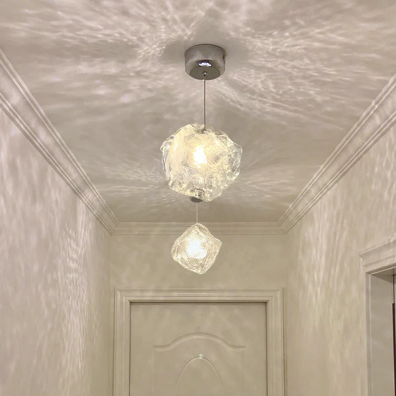 Коридор светильник минималистичный и креативный вход в ледяной блок