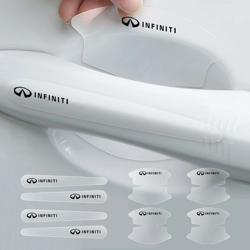 8 шт. наклеек на дверную ручку автомобиля, украшение для Infiniti ESQ EX25 EX35 EX37 FX35 FX37 JX35 G25 G35 G37 M25 M37 Q30 Q50 Q60 QX30 QX60 8 шт. наклеек на дверную ручку автомобиля, украшение для Infiniti ESQ EX25 EX35 EX37 FX35 FX37 JX35 G25 G35 G37 M25 M37 Q30 Q50 Q60 QX30 QX60