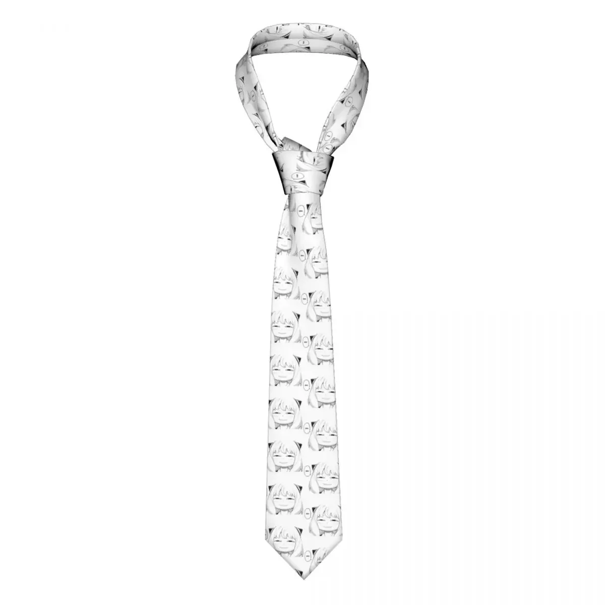 

Matching Anya Forger Necktie Men Polyester 8 cm Spy X Family Neck Ties for Men Casual Wide Suits Accessories Cravat Business