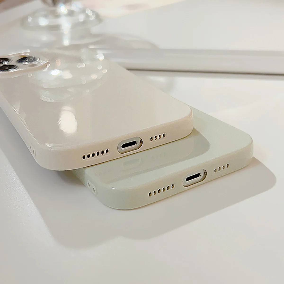 Silicone Phone Case For iPhone 13 Pro Max Funda 16 15 14 12 Plus 16promaxax 15promax Protective Bumper Cover