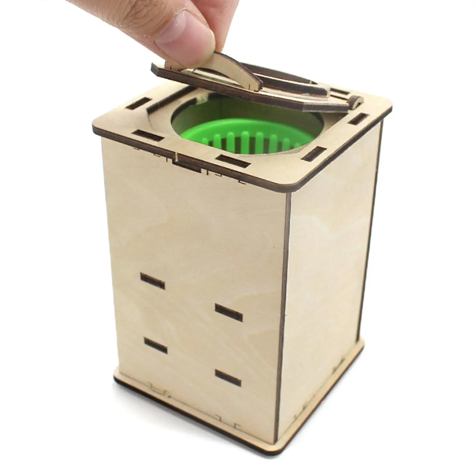 

Wooden Science Experiment Kit Electric Washing Machine Learning Activities Novelty Teaching Prop Crafts for Kids Beginners