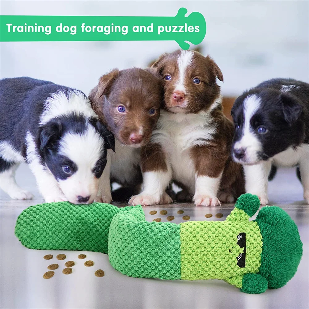 

Pet Squeaky Plush Toys Broccoli Shape Training To Decompress Dog Toys Alleviating Boring Toys Dog Chew Toys Игрушки Для Собак