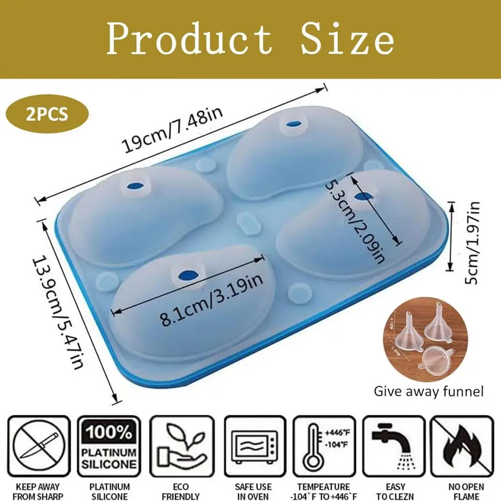 

Силиконовая Форма 3D В Виде Манго На 4 Ячейки Для Выпечки Тортов, Десертов, Свадебных Торжеств, Пищевой Силикон