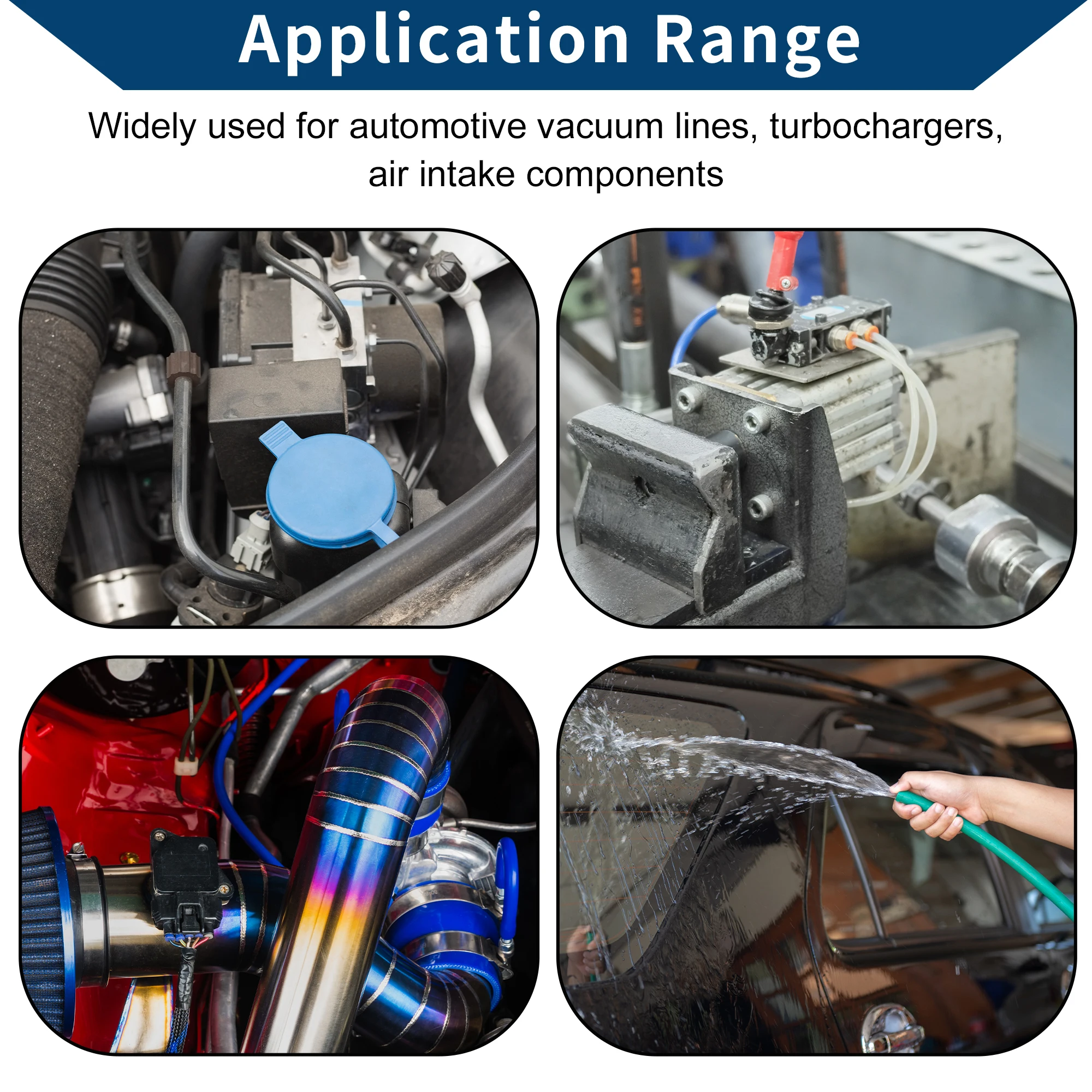 UXCELL 10 м длинный силиконовый шланг для вакуумного шланга 2/3/4/5/6/8/10/12/14/16/18/20 мм ID