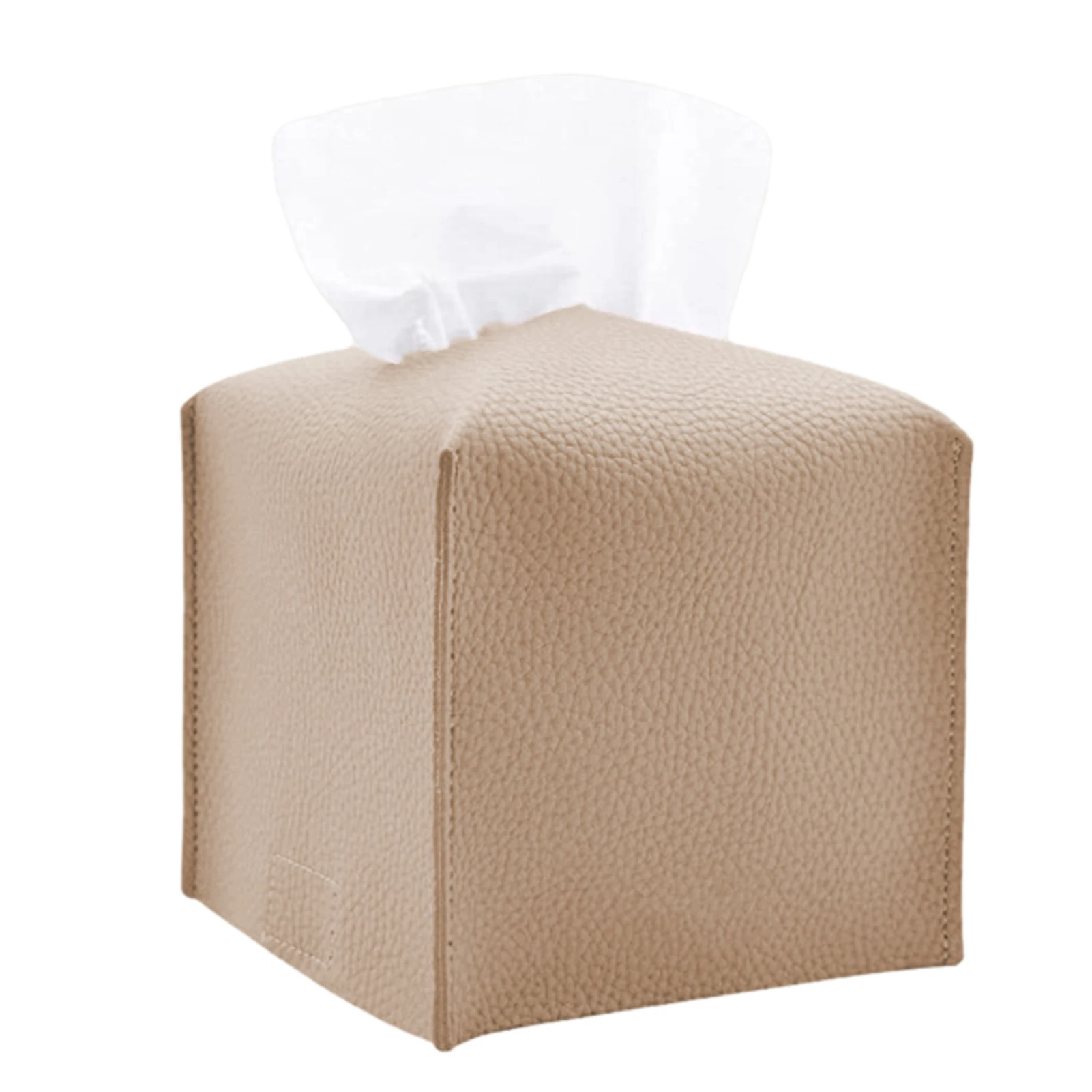 

PU Leather Desktop Tissue Case Toilet Car Anti-Moisture Pumping Paper Container Home Office Napkin Holder Durable Storage Box