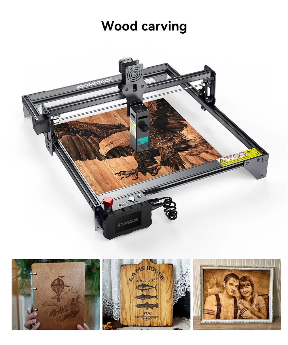 Станок лазерной резки ATOMSTACK X7 Pro 50 Вт 850*410 мм