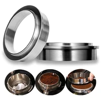 stainless steel intelligent dosing ring 515357 55858 35mm tool gadget for brewing bowl coffee powder making funnel
