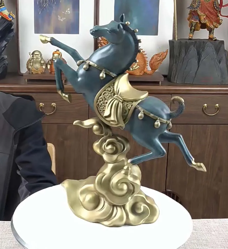 Высший сорт удача Королевское богатство конь с удачей талисман домашнее офисное