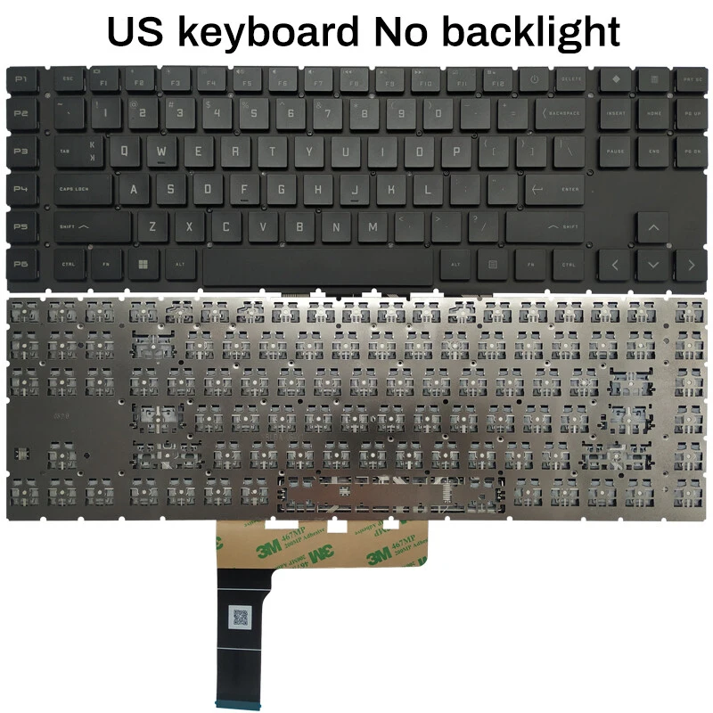 Новая клавиатура для ноутбука (США) 17.3 дюйма для HP Omen 17-CM, 17-CM2000, 17-CM2000TX с подсветкой (art.: 3920d91edd061) - 3920d91edd061