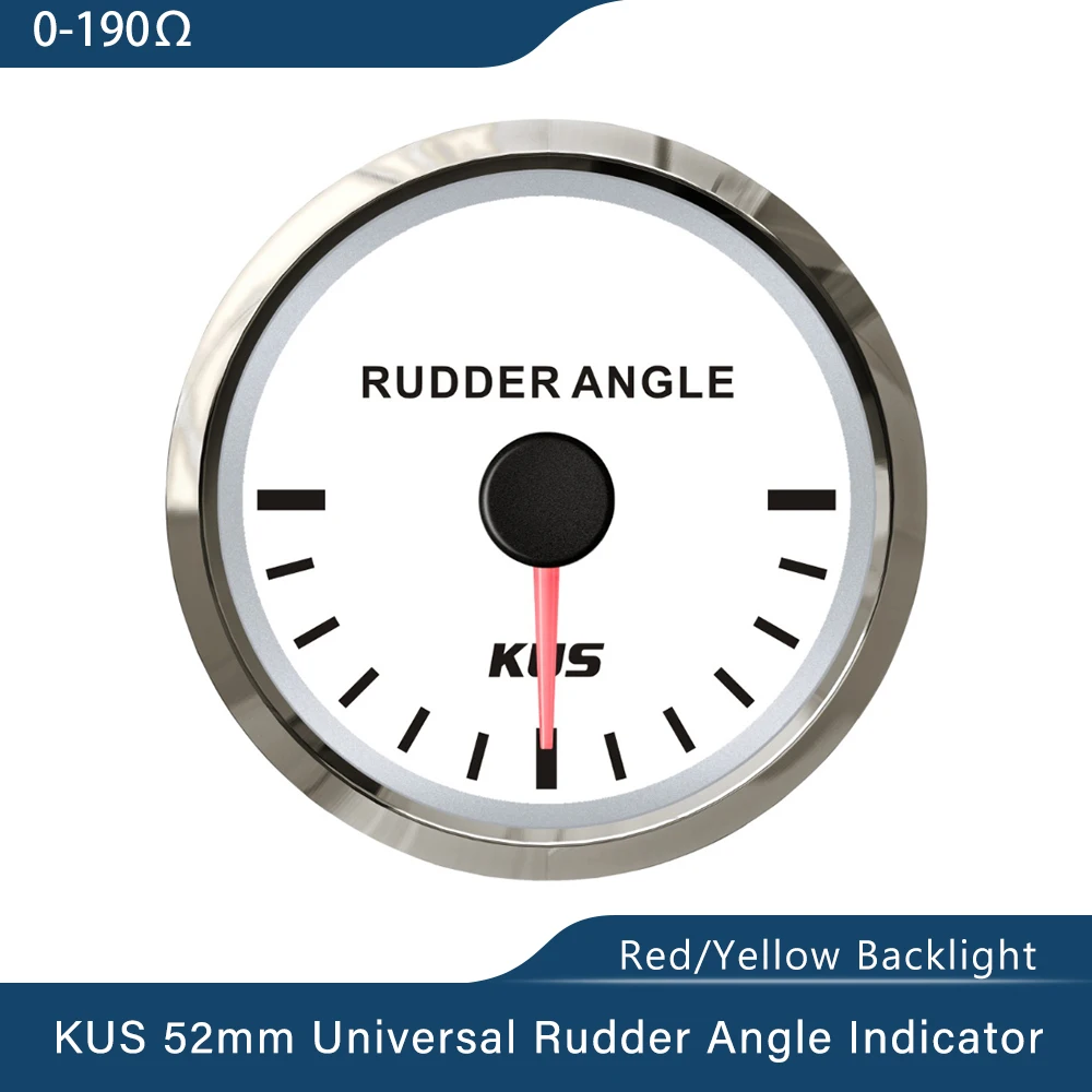Новый угол поворота руля KUS 52 мм (2 &quot) /85 (3-3/8&quot) с красной/Желтой подсветкой для