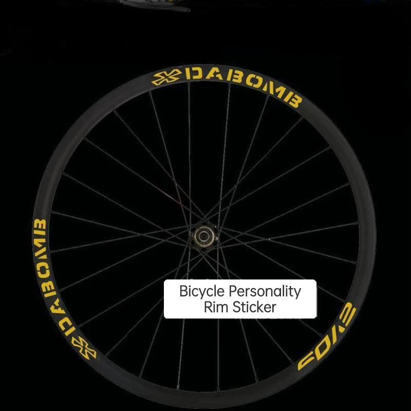 

Road Bike Wheel Set Decals Cycling Reflective Sticker MTB Rim Stickers 20" 24" 26" 27.5" 29" 700C width 20mm Bicycle Accessories