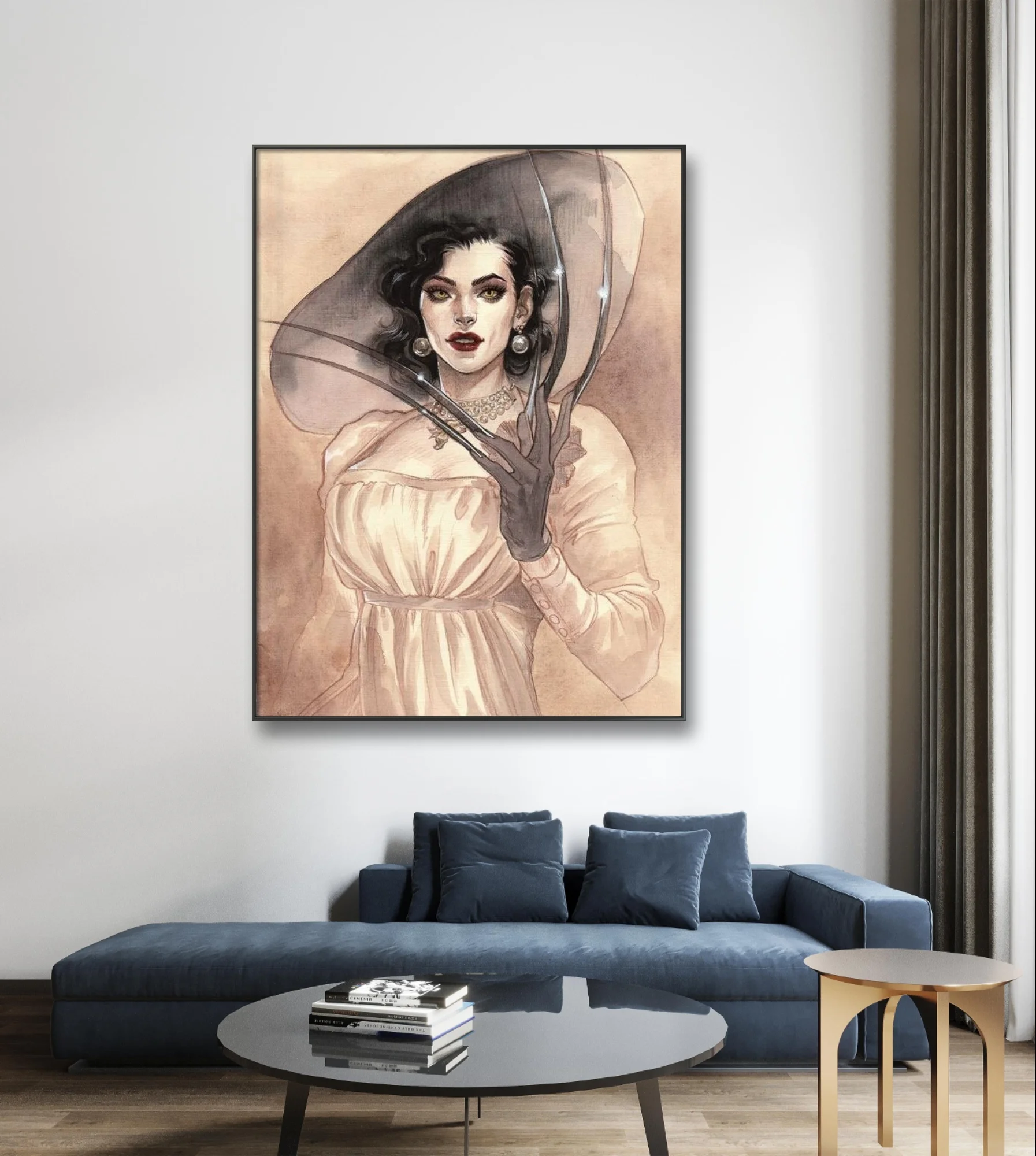 Алмазная живопись Alcina Dimitrescu 5D сексуальный женский монстр алмазная вышивка