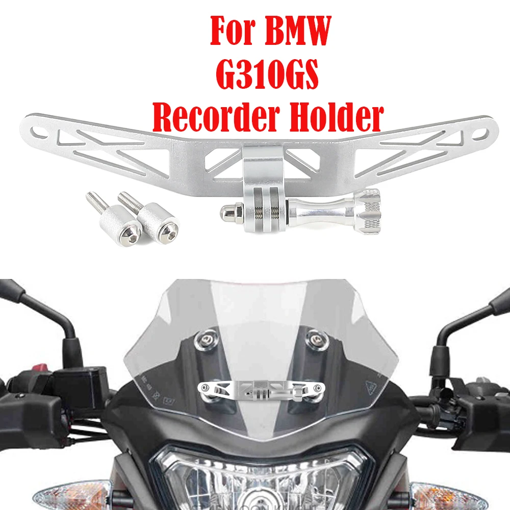 

Motorcycle Driving Recorder BikeGP Recorder Holder For GoPro Camera Bracket CamRack For BMW G310GS G 310 GS 2017-Up 2018 2019 20