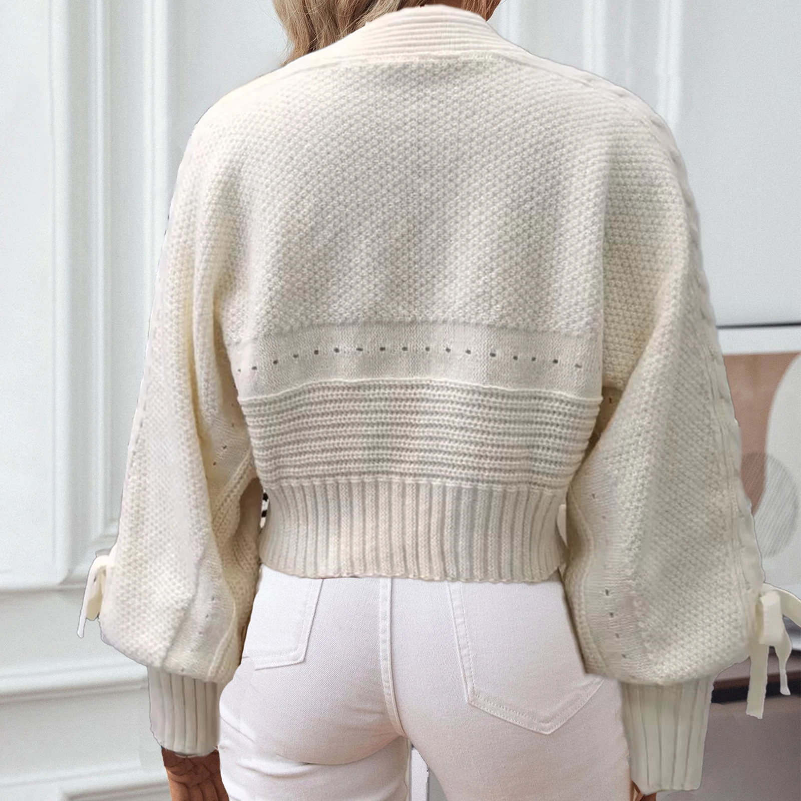 Трикотаж с открытым передом и длинными рукавами кардиган модная повседневная