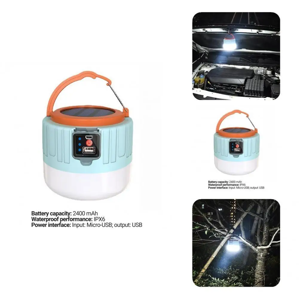 

Camping Lamp Powerful Excellent Convenient Round Hiking Emergency Lantern