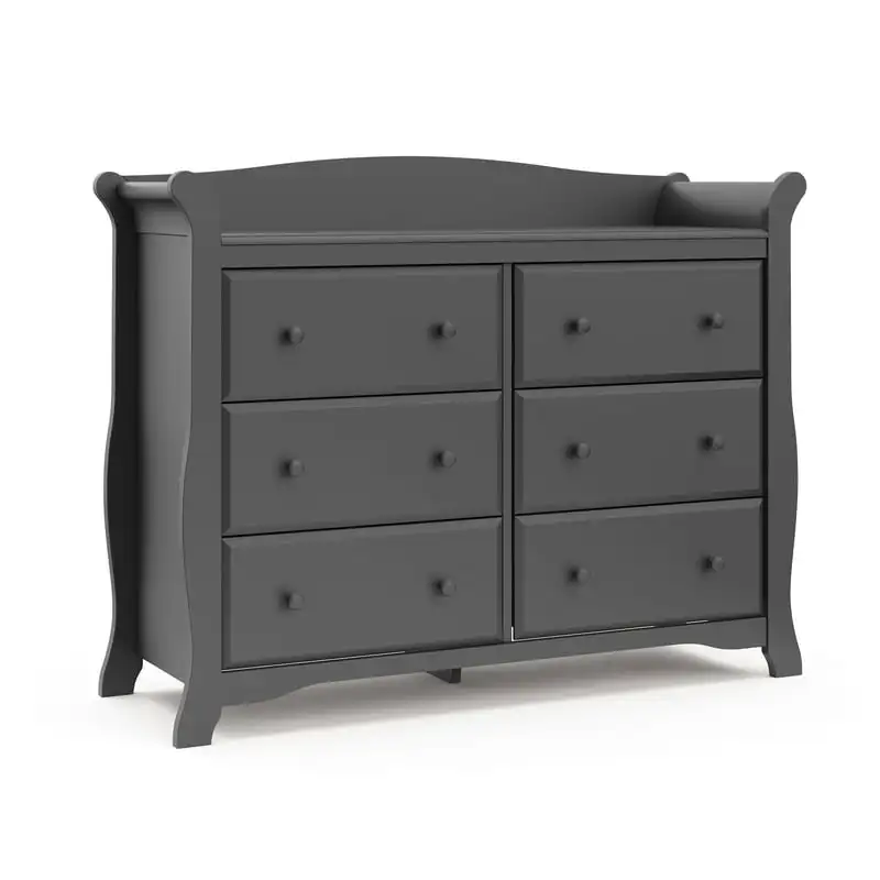 

Drawer Classic Double Dresser Gray