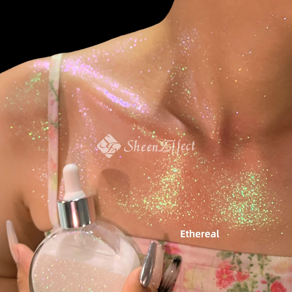 Блестящий бриллиантовый масляный Хайлайтер для тела Sheeneffect сияющий блеск макияж