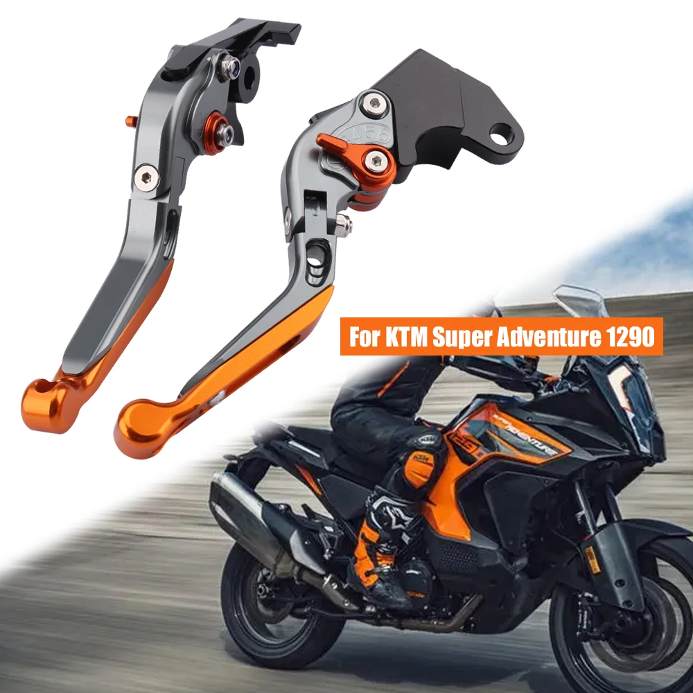 

Аксессуары для мотоциклов подходят для KTM Super Adventure 1290 2015 2016 регулируемые складные рычаги тормоза и сцепления