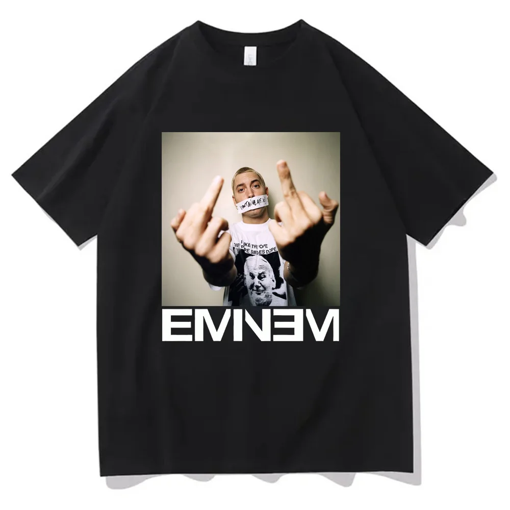 Фото Eminem Cotton High Quality EU Size tshirt streetwear summer graphic men t shirt comic anime funny unisex clothes №5