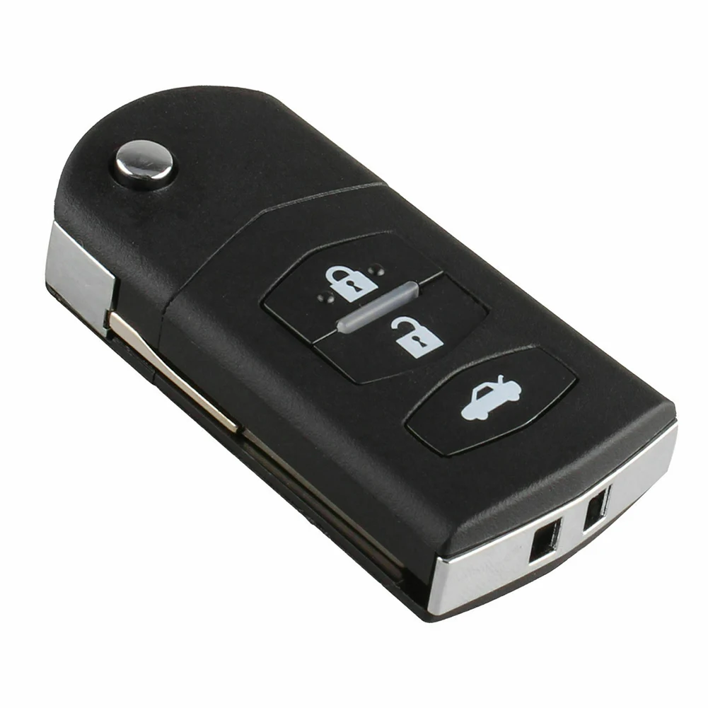 

3 Buttons Car Remote Flip Key Shell Blade Case For Mazda 2 3 5 6 8 RX8 MX5 Fob Key Shell Cover Protector Replacement