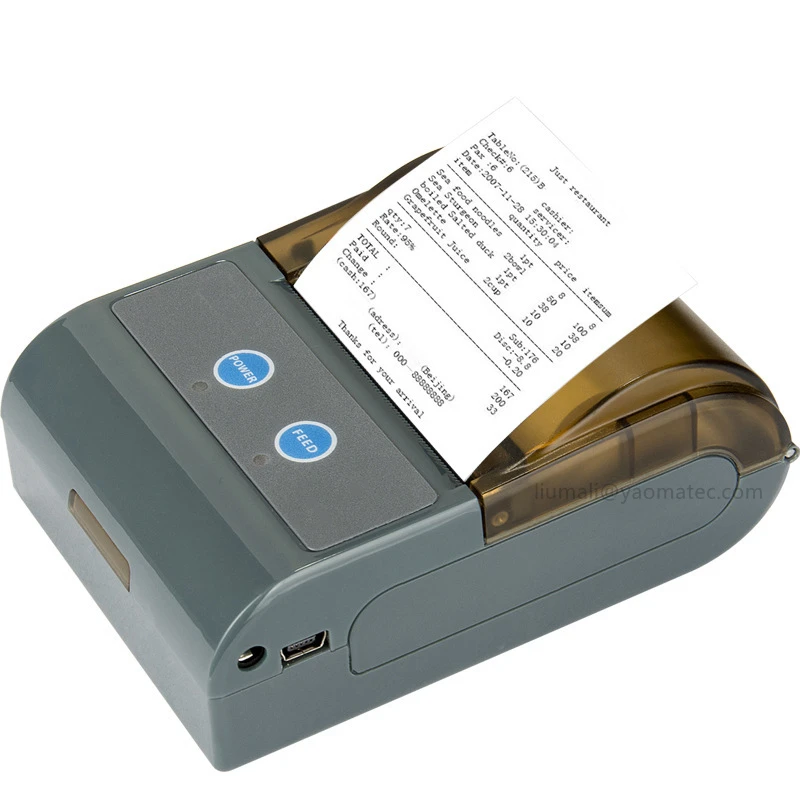 Bluetooth термопринтер Yaomatec RS232/USB 58 мм |