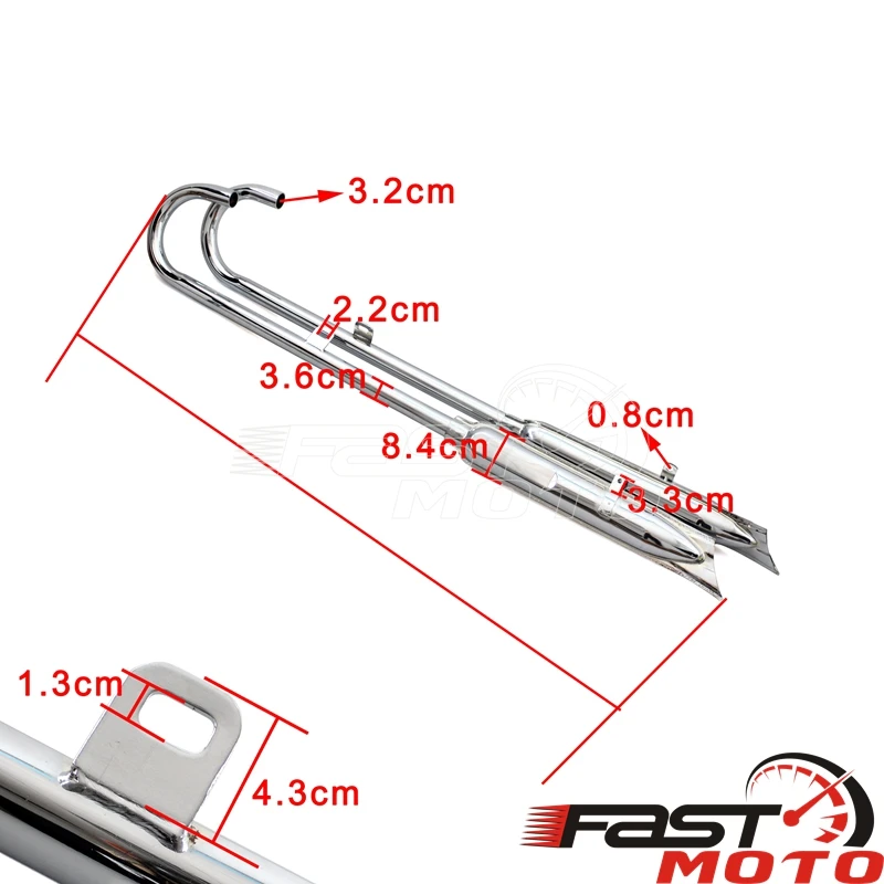 

Для BMW Ural K750 R12 R71 M72 M1 750 Dnepr MT12 Мотоцикл Fishtail Передняя Задняя 24/32HP Ретро 750cc Рыбий Хвост Глушитель Труба
