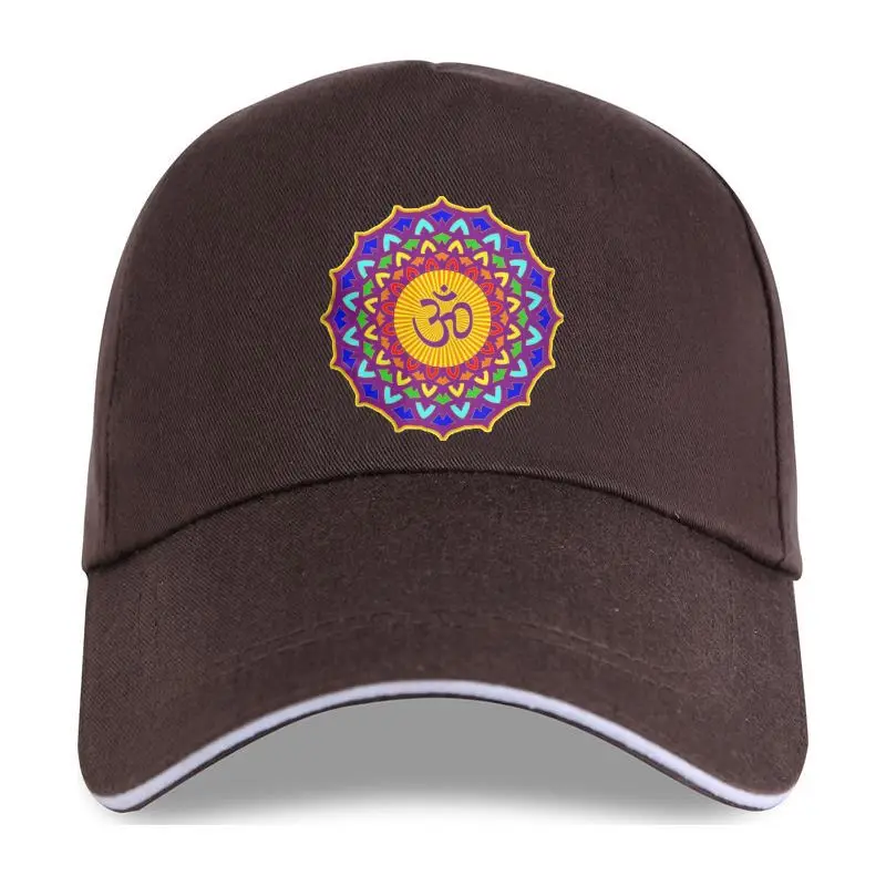 

new cap hat Leisure 7th Chakra Mandala Yoga Om Men Buddhism Buddha Spiritual Religion Baseball Cap Summer