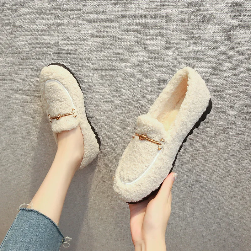 Plush shoes womens Clearance