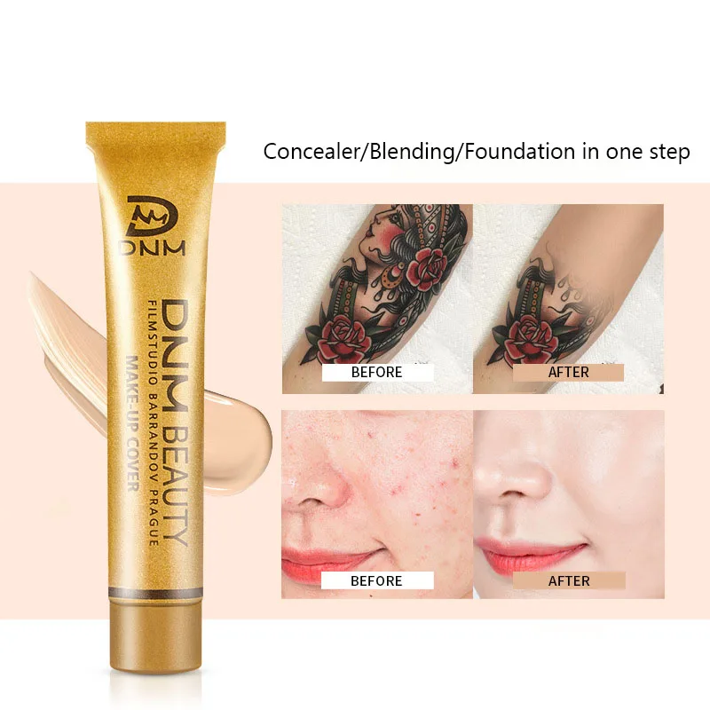 

Liquid Foundation Cream Waterproof Lasting Oil-control Cover Acne Base Cream Makeup Moisturize Matte Concealer Cosmetic Korean