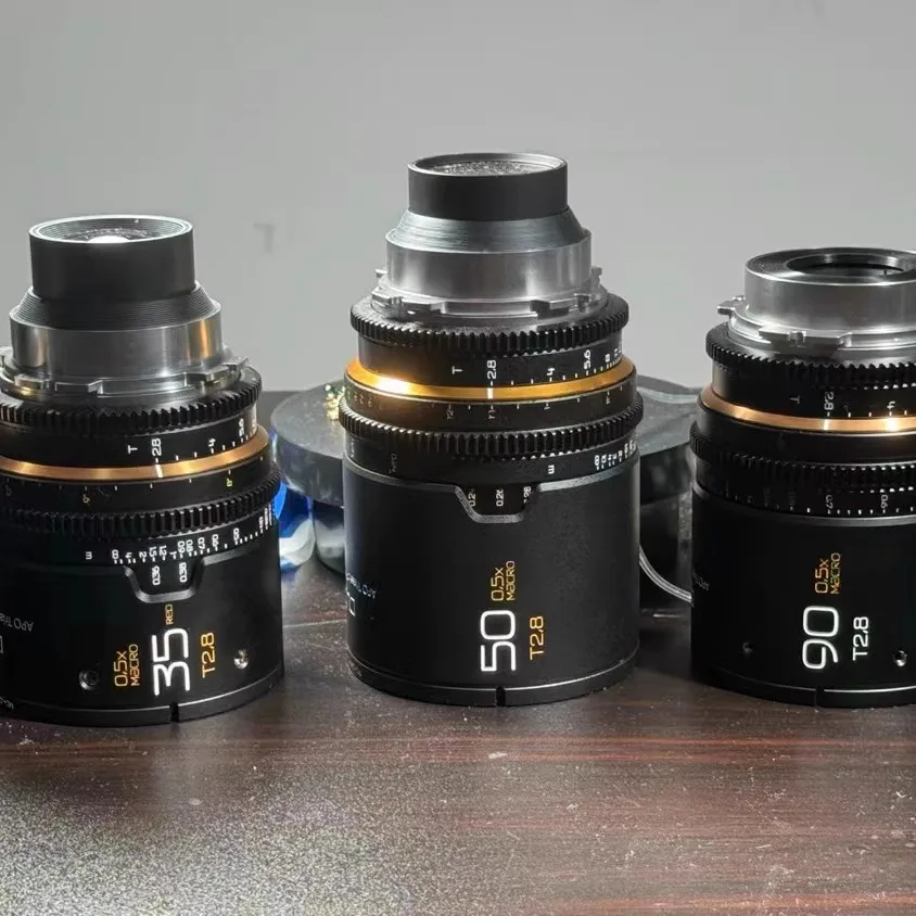 Dulens APO Triassic Prime 25/35/50/90/120 мм полнокадровый Cine-объектив Апохроматический для камеры