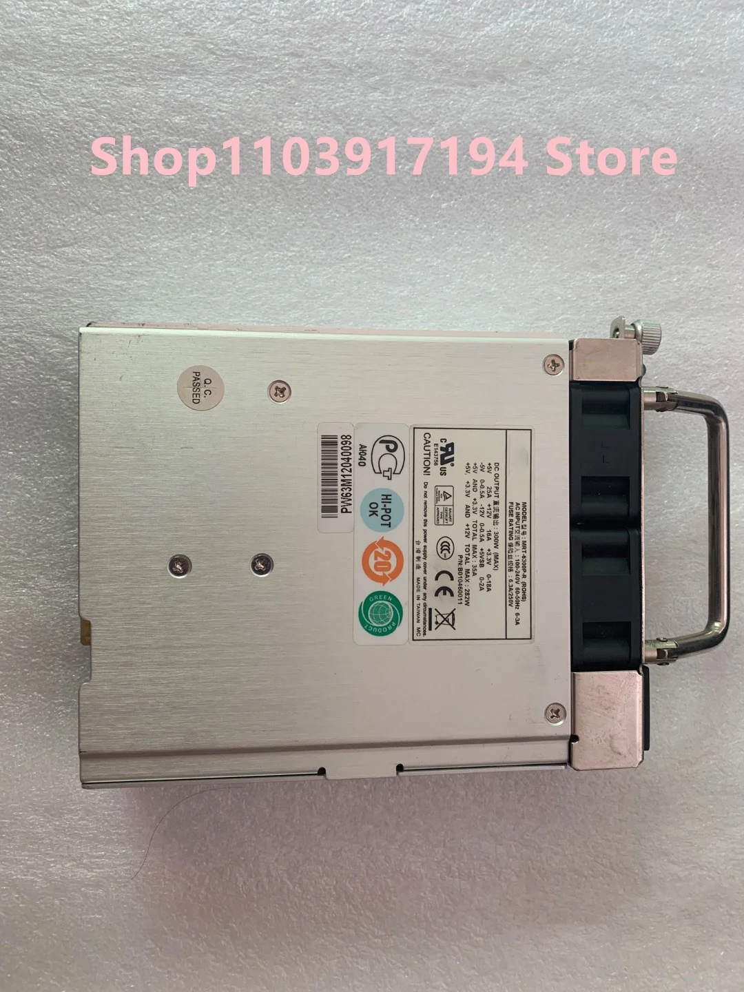 Для Zippy MRT-6300P-R 300W Промышленный источник питания