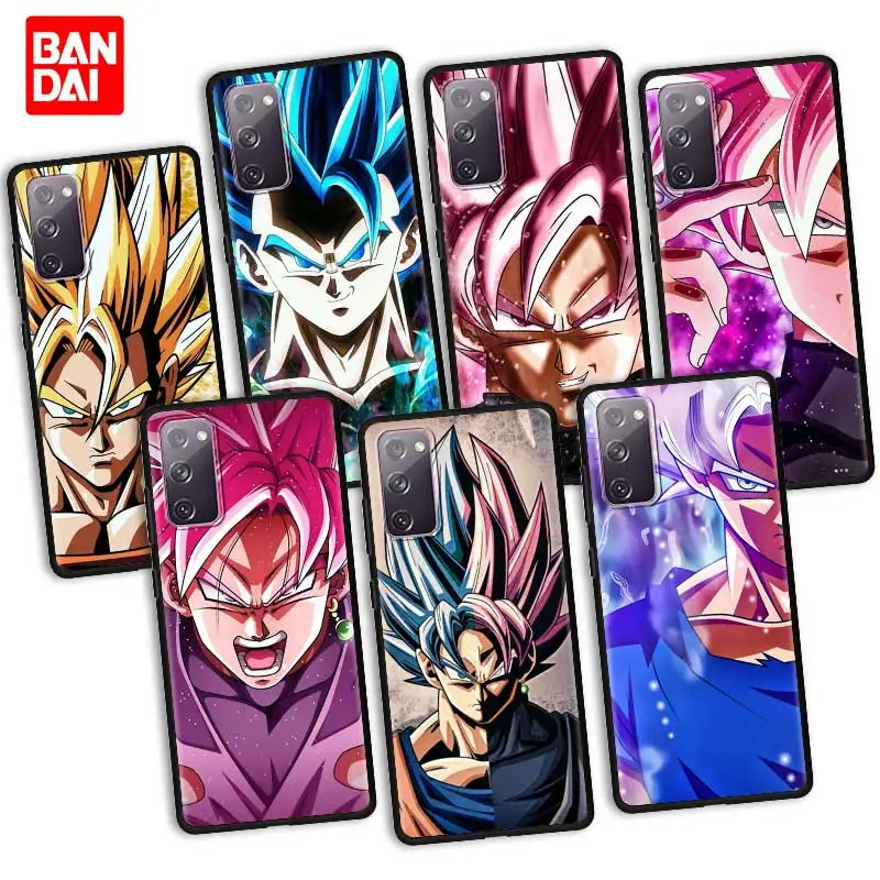 

Cover Phone Case for Samsung Galaxy S20 FE S21 S10 S9 Plus Ultra 5G S20fe S21fe S20ultra Bag Capa Dragon Ball Z Anime Goku