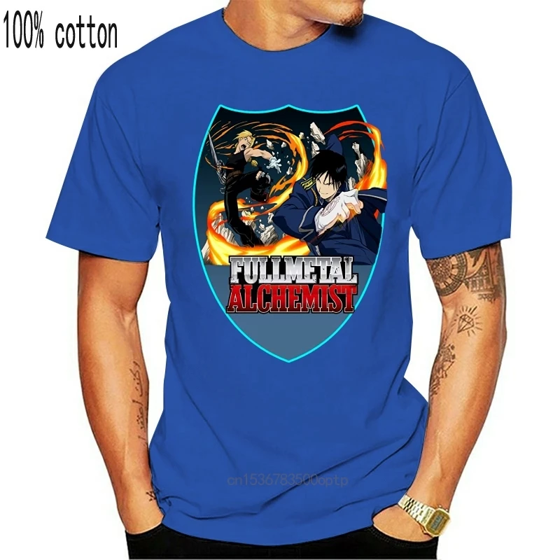 

Man Clothing WallScrollPosters Full Metal Alchemist Anime Unisex T-Shirt Print T Shirt Mens Short Sleeve Hot Top Tee New Arriva