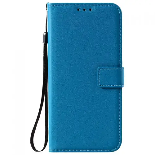 

Lambskin Solid Color Leather Case Flip Cover With Lanyard Phone Case For iPhone 11 12 13 Mini Pro X XR XS MAX 6 7 8Plus 5 5SE 5C