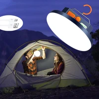 led camping light usb rechargeable portable camping lantern with hook waterproof tent lamp for outdoor hiking emergency lighting