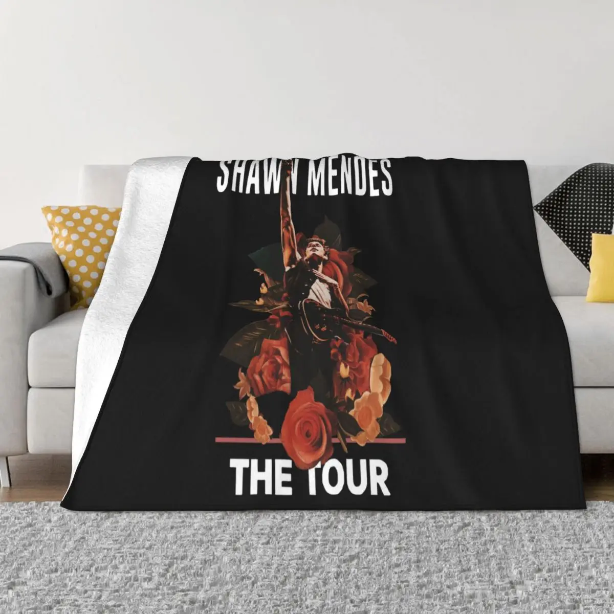 Shawn Mendes Tour Asia 2019 плед флис