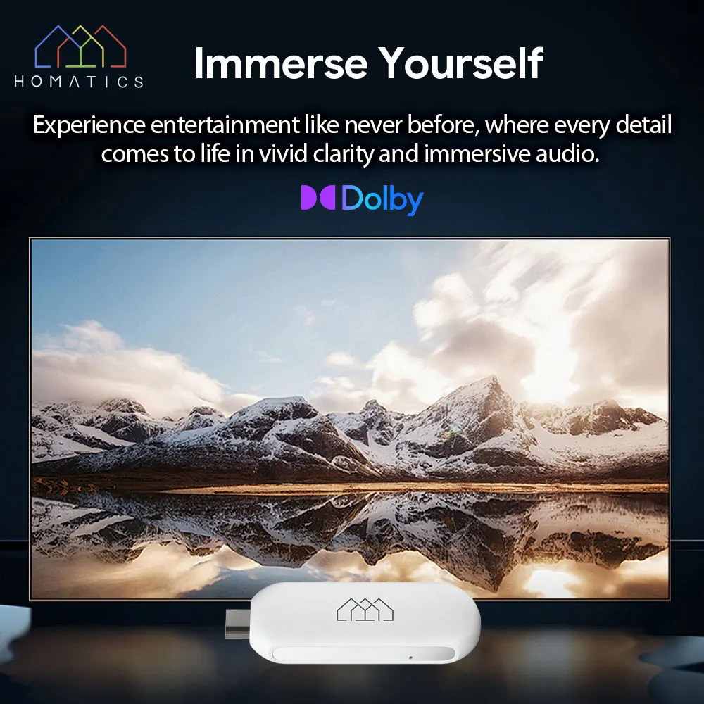 ТВ-Стик homпитание 4K 2 Гб LPDDR4 32 ПЗУ Amlogic S905Y4