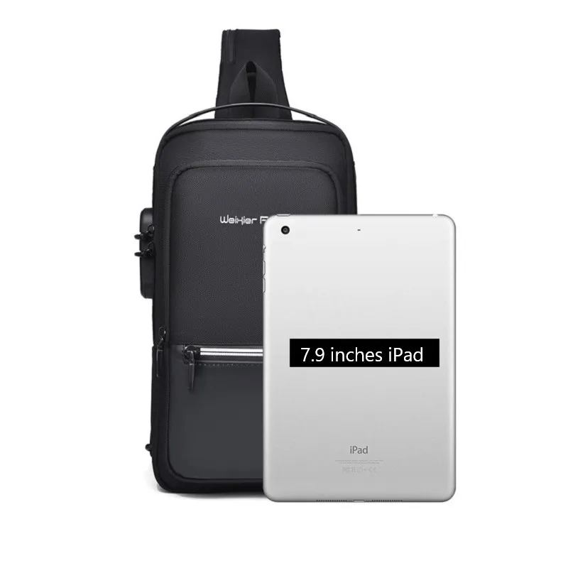 Crossbody Luxury Designer Men Multifunctional Oxford Chest Bag Waterproof Sling Travel Shoulder Bag Messenger Pack for Female