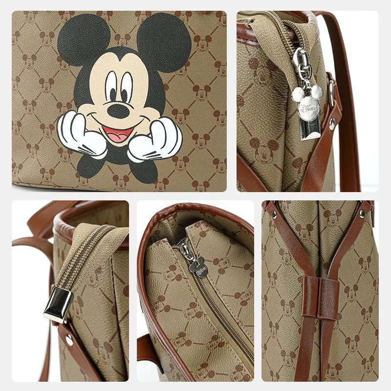 Disney Purse Diaper Bags for Women Mickey Shoulder Bag Tote Mom with Insulated Baby for Women Summer Fashion Luxury Handbags