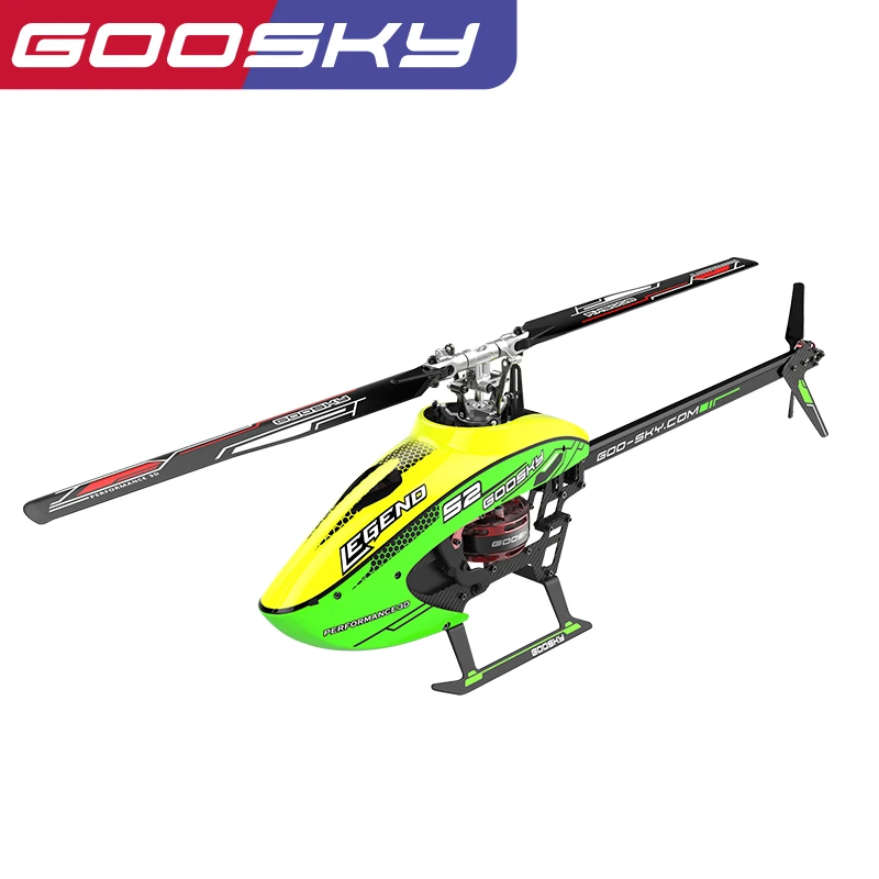 

GOOSKY S2 BNF версия двойной бесщеточный двигатель 3D RC вертолет 6 каналов безaileronless прямой привод Радиоуправляемый вертолет