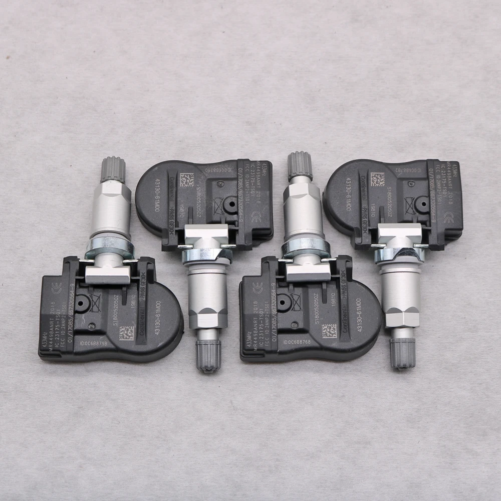 Датчики давления в шинах для SUZUKI BALENO 2015- 433 МГц 43130-61M00 43139-61M00 TPMS система шин Датчик давления воздуха 4313061M00 4313961M00