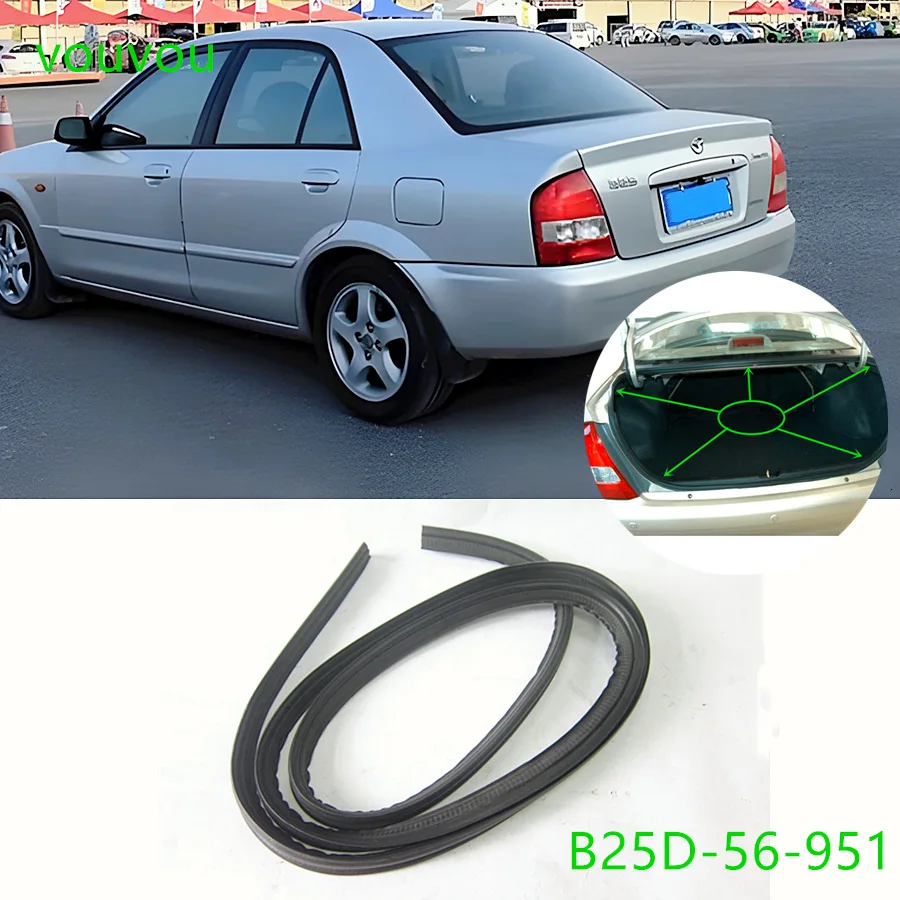 

Автомобильные аксессуары, уплотнитель крышки багажника, резиновое уплотнение B25D-56-951 для Mazda 323 Family Protege BJ 1998-2006 гг.