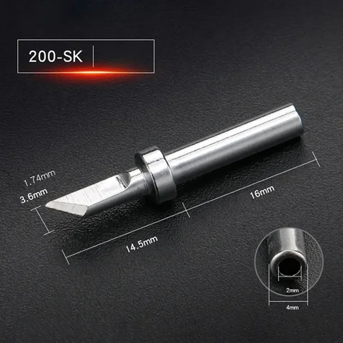 BY200 высокочастотное электрическое паяльное жало жало для 203/204 Hakkko Atten паяльная станция сварочные инструменты железное жало