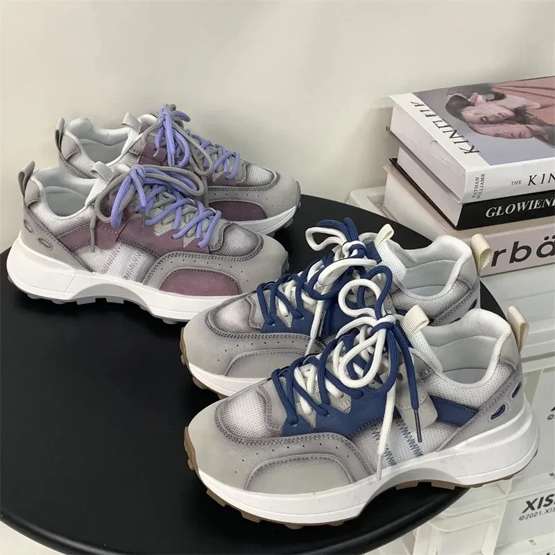 Summer new breathable women's sports shoes, fashionable and versatile casual running shoes, women's tennis shoes