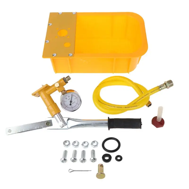 

Water Pressure Tester Pump 2.5MPa Pipeline Tester 25KG Manual Hydraulic Tester Pump L21A